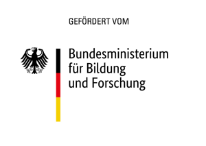 BMBF Logo - Gefördert vom deutschen Bundesminesterium für Bildung und Forschung
